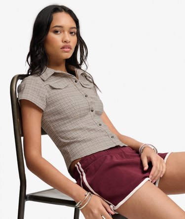 Bench Fitted Check Short Sleeve Shirt Image 2