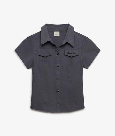 Bench Fitted Stretch Short Sleeve Shirt Image 7
