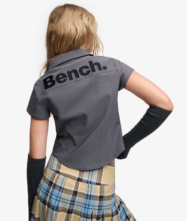 Bench Fitted Stretch Short Sleeve Shirt Image 4