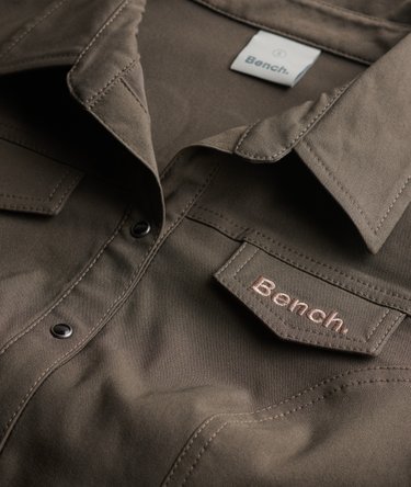 Bench Fitted Stretch Short Sleeve Shirt Image 5