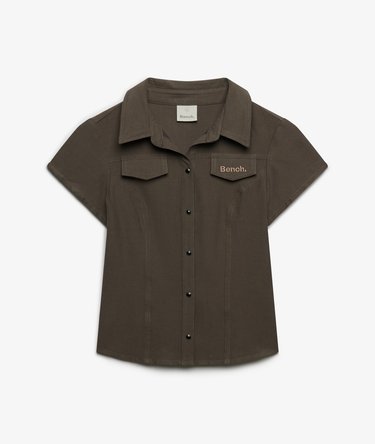 Bench Fitted Stretch Short Sleeve Shirt Image 6