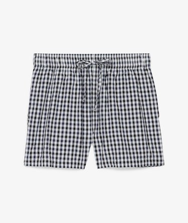 Organic Cotton Stripe Elasticated Shorts Image 8
