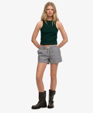 Organic Cotton Stripe Elasticated Shorts