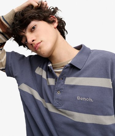 Bench Supersoft Logo Polo Shirt Image 1