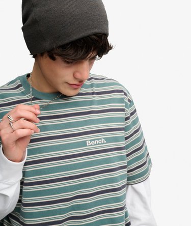 Bench Boxy Stripe T-shirt Image 4