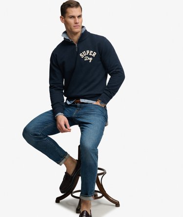 Vintage Athletic Half Zip Image 2