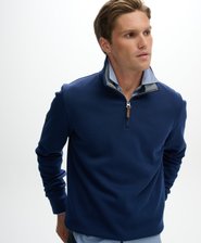 Core Pique Half Zip Sweatshirt