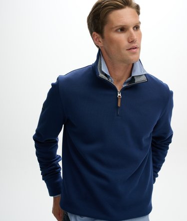 Core Pique Half Zip Sweatshirt Image 2