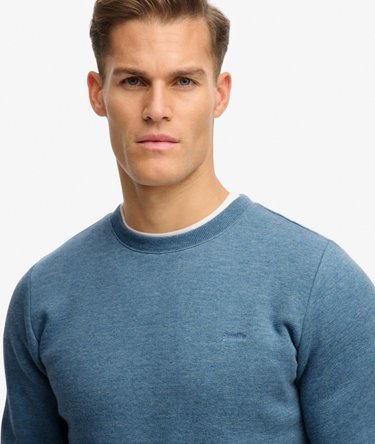 Sweatshirt Vintage Logo Brod&eacute; Col Rond Image 4