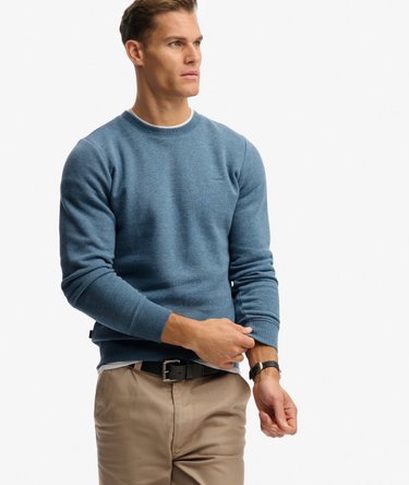 Sweatshirt Vintage Logo Brod&eacute; Col Rond Image 2