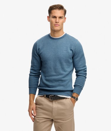 Sweatshirt Vintage Logo Brod&eacute; Col Rond Image 1