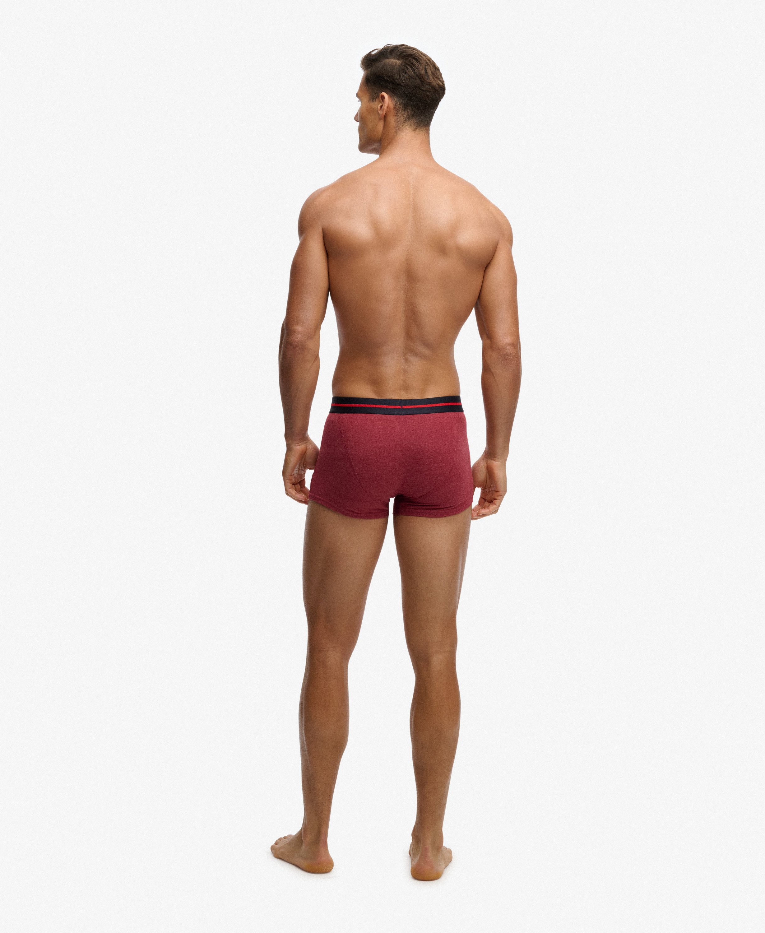 mens Trunk Triple Pack in OPTIC/KELLY NEON | Superdry UK
