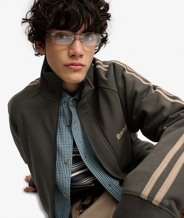 Bench High Neck Stripe Track Top Image 2