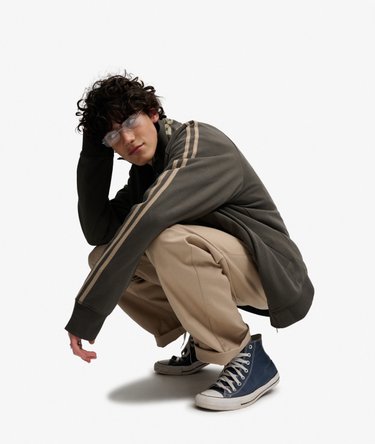 Bench High Neck Stripe Track Top Image 1