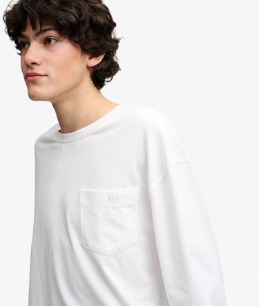 Bench Boxy Long Sleeve Pocket Top Image 3