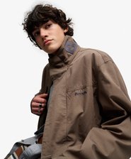 Giacca Ripstop Bench con Collo Alto