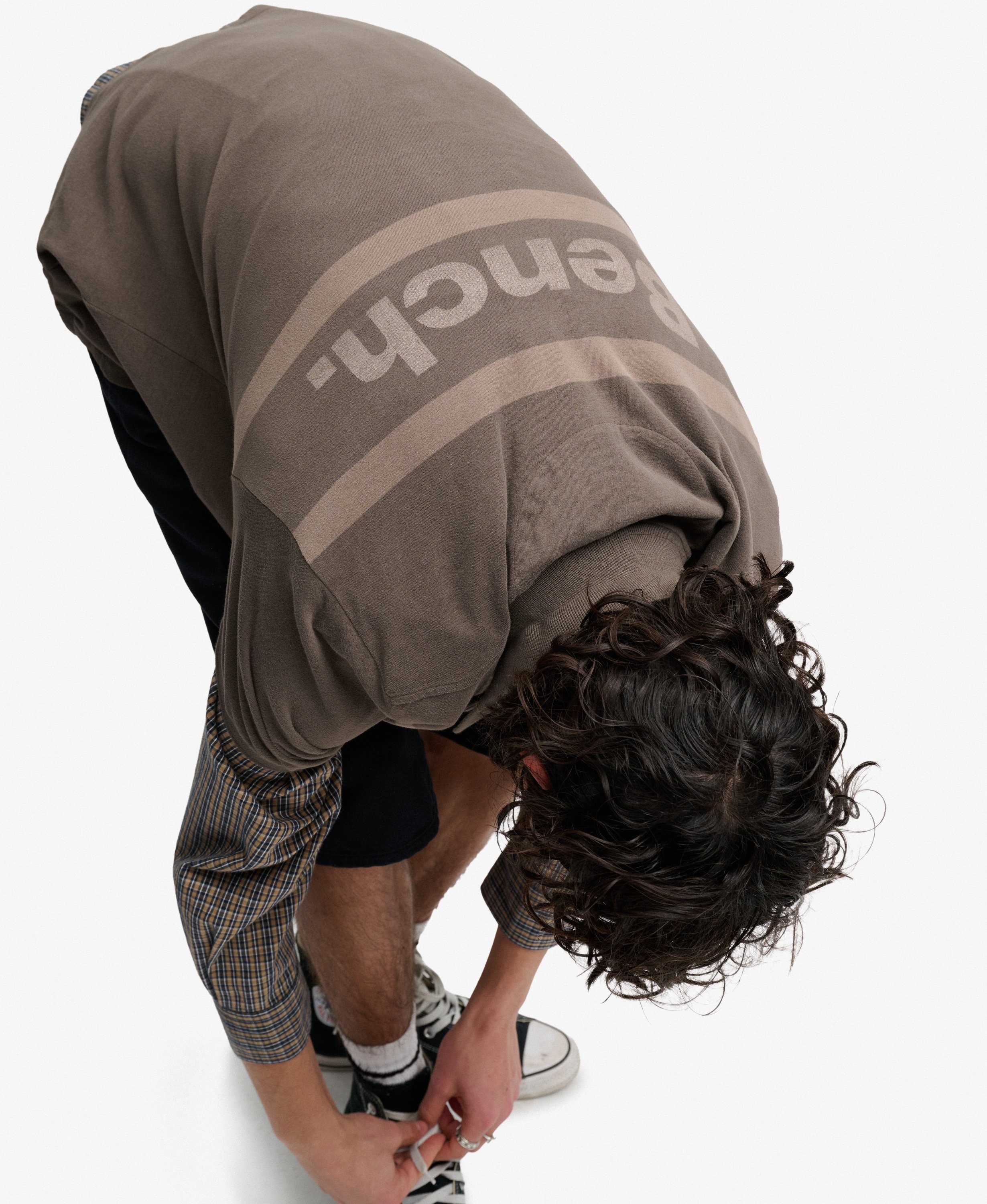 mens Bench Supersoft Logo Polo Shirt in Black Olive/ Chocolate Chip ...