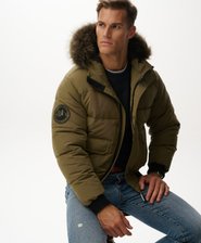 Everest Hooded Puffer Bomber Jacket