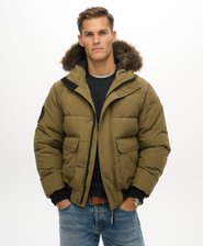 Everest Hooded Puffer Bomber Jacket