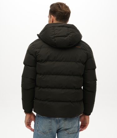 Kapuzen-Mikrofaser-Sport-Steppjacke Image 6
