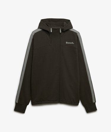 Bench Double Zip Hooded Stripe Sweatshirt Image 7