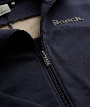 Bench Double Zip Hooded Stripe Sweatshirt Image 6