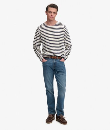 The Merchant Store - Stripe Long Sleeve Top Image 3