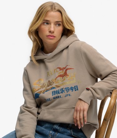 Tokyo Vintage Logo Relaxed Hoodie Image 2