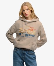 Tokyo Vintage Logo Relaxed Hoodie