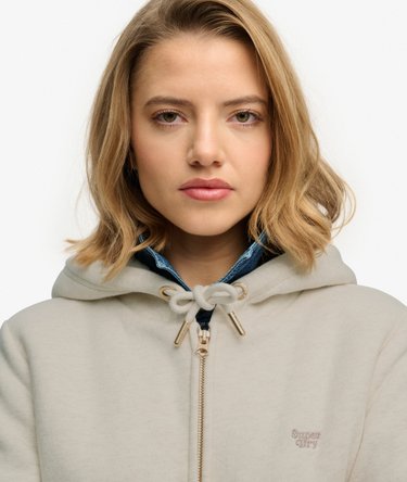 Sudadera con Capucha y Cremallera Forrada de Borreguito Essential Image 3