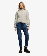 Sweat &agrave; capuche zipp&eacute; doubl&eacute; en Borg Essential