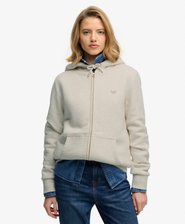 Sweat &agrave; capuche zipp&eacute; doubl&eacute; en Borg Essential