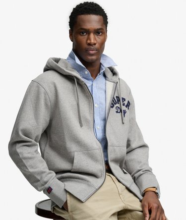 Vintage Athletic Zip-hettegenser Image 2