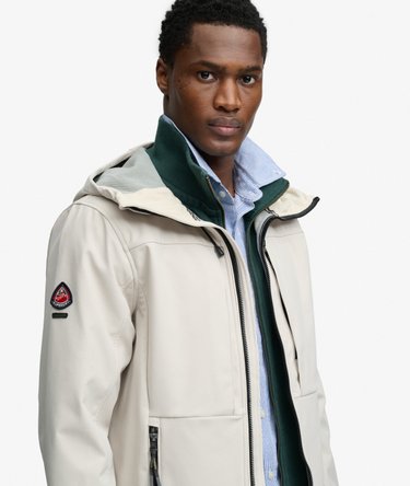 Hooded Softshell Trekker Jacket Image 4