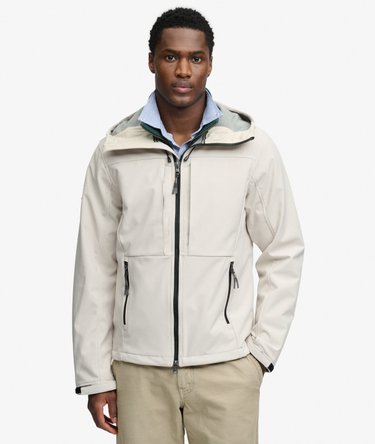 Hooded Softshell Trekker Jacket Image 1