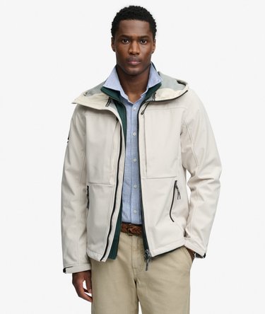 Hooded Softshell Trekker Jacket Image 5