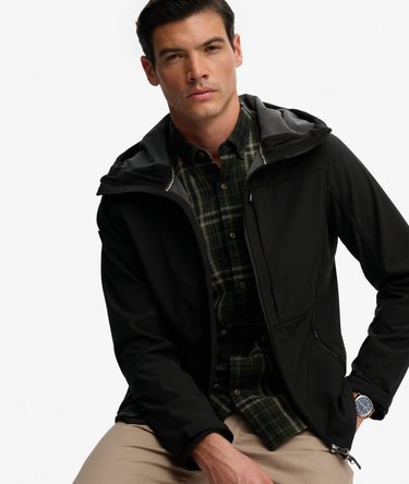 Softshell Trekker Jacke mit Kapuze Image 2