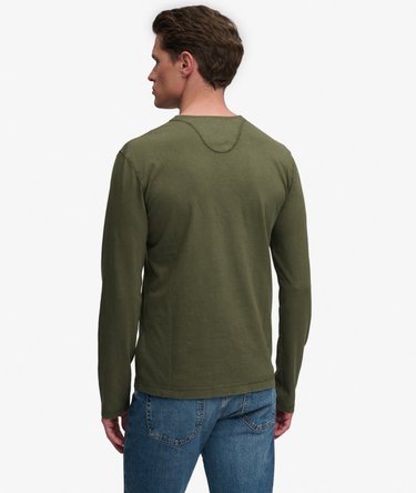 Haut &agrave; col tunisien en jersey flamm&eacute; &agrave; manches longues Image 5