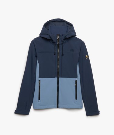 Hooded Colourblock Trekker Jacket Image 8
