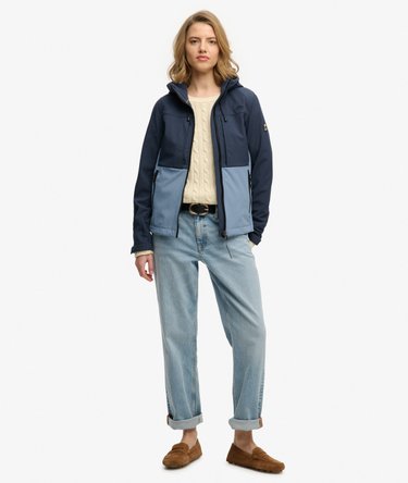 Hooded Colourblock Trekker Jacket Image 3