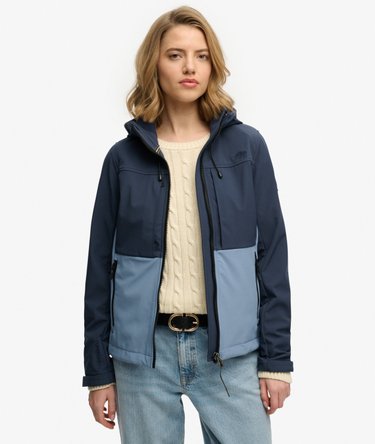 Hooded Colourblock Trekker Jacket Image 5