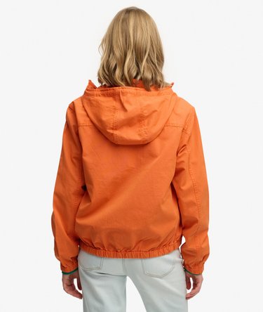 Hooded Washed Twill Jacket Image 6