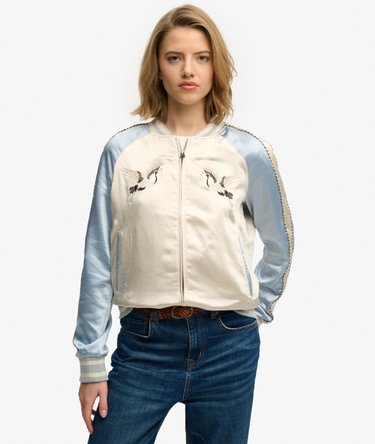 Suikajan Embroidered Bomber Jacket Image 5