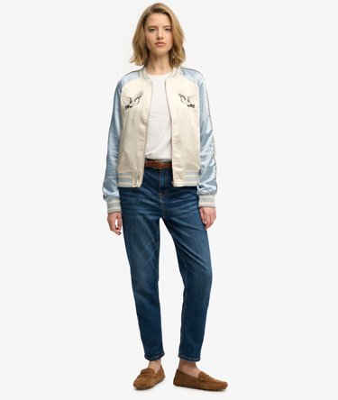 Suikajan Embroidered Bomber Jacket Image 3