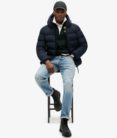 Sportieve Capuchon Pufferjas Image 1