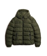 Giacca Puffer Sportiva con Cappuccio
