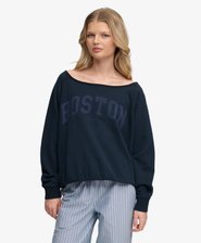 Athletic Essentials Bardot-Sweatshirt