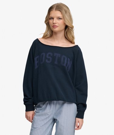 Athletic Essentials Bardot-Sweatshirt Image 1