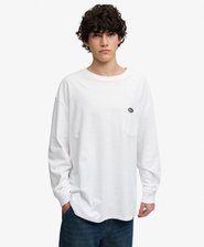 L&aring;ng&auml;rmad T-shirt med ficka