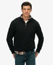 Ribbed Half Zip Jumper